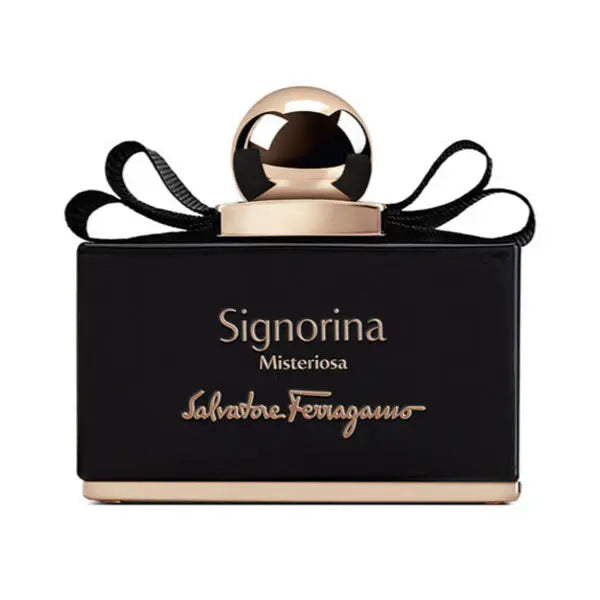 Salvatore Ferragamo Signorina Misteriosa Eau De Perfume spray 30ml, elegant glass bottle with floral and feminine design.