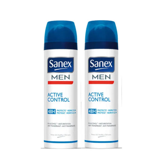 Sanex Men Active Control 48h Deodorant Spray 2x100ml Jag Couture London - New York
