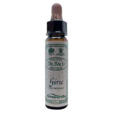 Santiveri Bach Gorse 10ml homeopathic remedy bottle, natural herbal extract, jag couture London New York packaging.