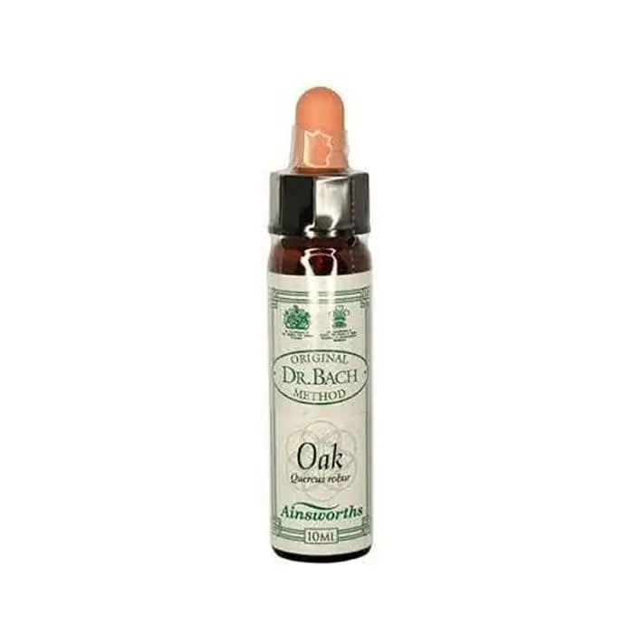 Santiveri Bach Oak 10ml homeopathic remedy bottle with label, produced by Jag Couture London New York.
