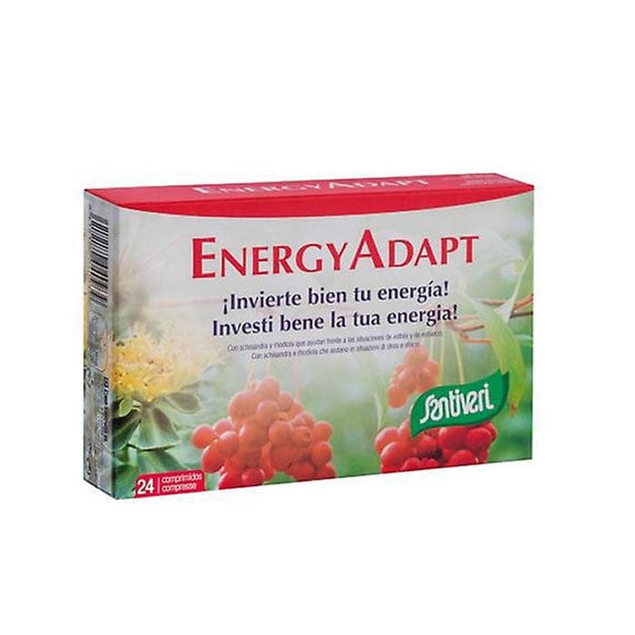 Santiveri EnergyAdapt 24 tablets in a blister pack, natural supplement for energy and vitality by Jag Couture London New York