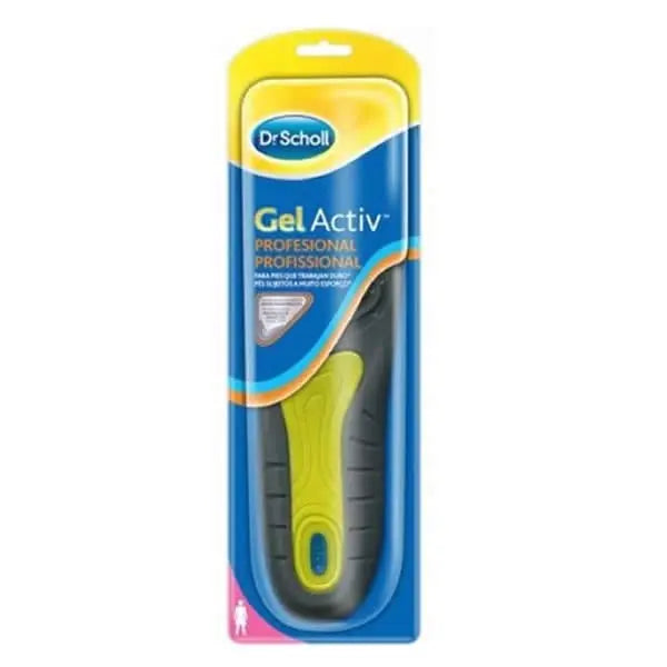 Scholl Gel Activ Work Insoles for women, size 38-42, designed for comfort and support, branded by Jag Couture London New York.