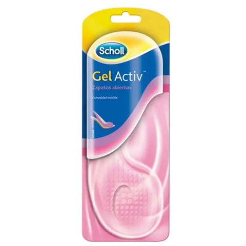 Scholl GelActiv insoles for open shoes, size 35-40.5, by Jag Couture London New York, designed for added comfort and support
