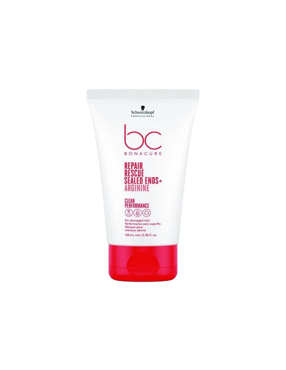 Schwarzkopf Bonacure Trat Repair Puntas hair treatment tube by Jag Couture London New York, close-up of product on white background