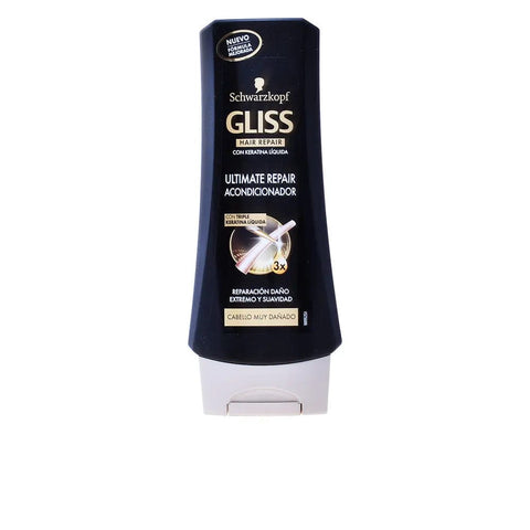 Schwarzkopf Gliss Ultimate Repair Conditioner 200ml bottle with sleek packaging, designed for damaged hair repair.