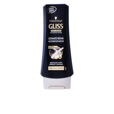 Schwarzkopf Gliss Ultimate Repair Conditioner 200ml bottle with sleek packaging, designed for damaged hair repair.