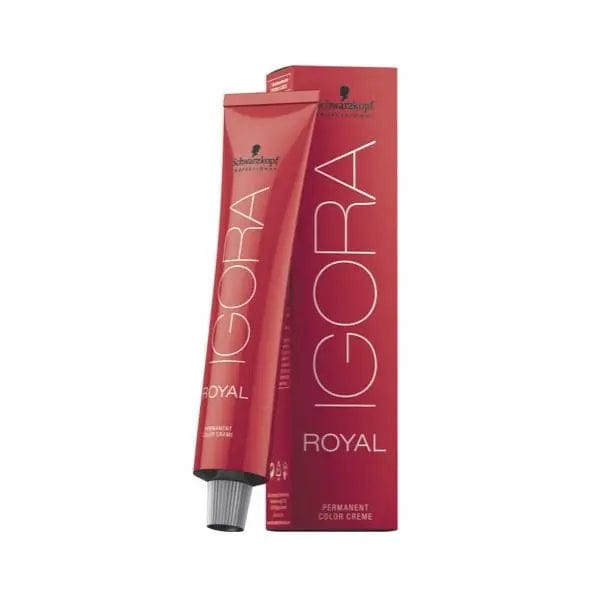 Schwarzkopf Igora Royal 7-00 hair dye in a 60ml bottle, shown with brand name Jag Couture London New York.