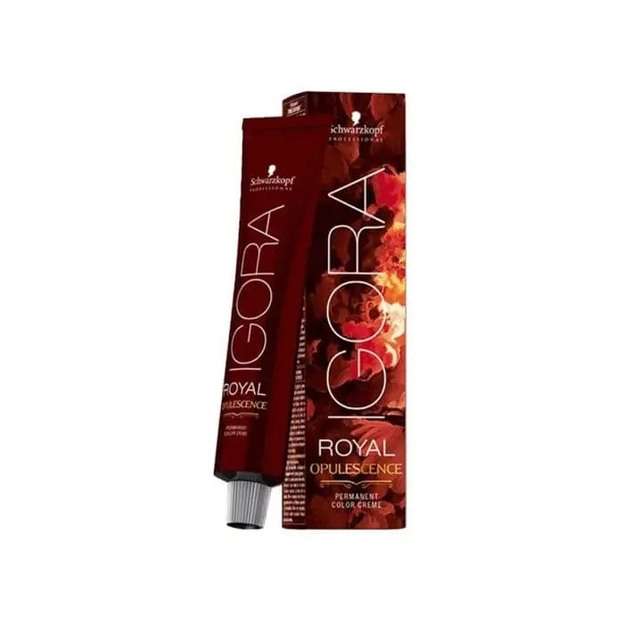 Schwarzkopf Igora Royal Opulescence 8-19 hair color tube, 60ml, from Jag Couture London New York, showing vibrant hair dye product.