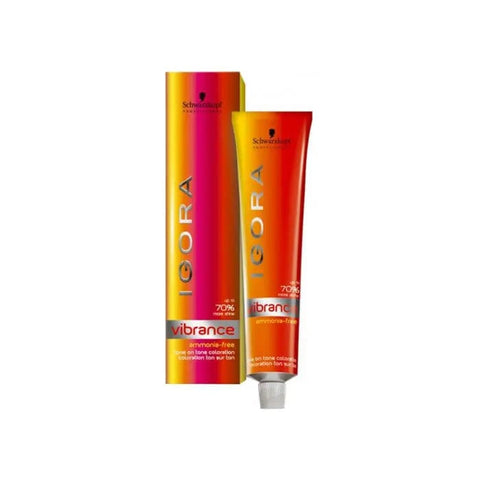 Schwarzkopf Igora Vibrance ammonia-free hair color in shade 9.5-21, 60ml bottle, branded by Jag Couture London New York.