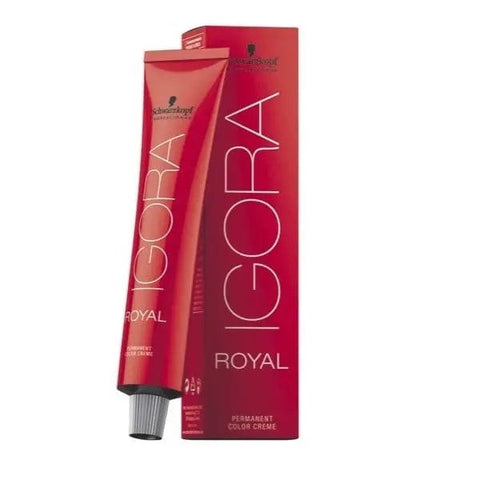 Schwarzkopf Professional Igora Royal 3 0 hair color in 60ml tube, displayed in a sleek black and white packaging.