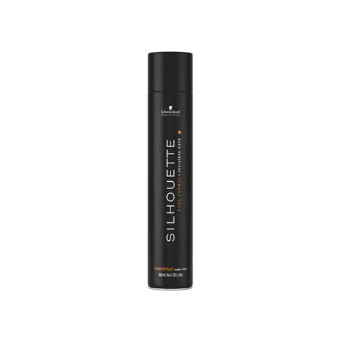 Schwarzkopf Professional Silhouette Super Hold Hairspray 500ml with spray nozzle, ideal for strong, long-lasting hair hold