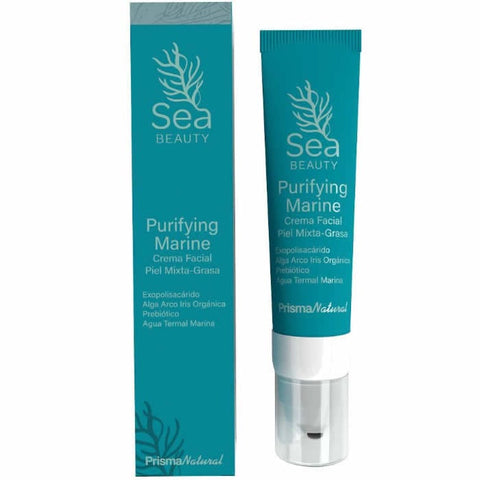 Jag Couture London Sea Beauty Purifying Marine Facial Emulsion for combination skin, 50ml bottle with marine ingredients