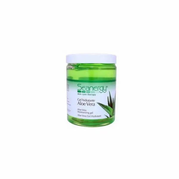 Seanergy Aloe Vera Moisturizing Gel by Jag Couture London New York, showing a 300ml tube of soothing aloe vera gel.