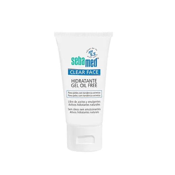 Sebamed Clear Face oil-free moisturizer in 50ml jar, designed for sensitive skin, by Jag Couture London New York.