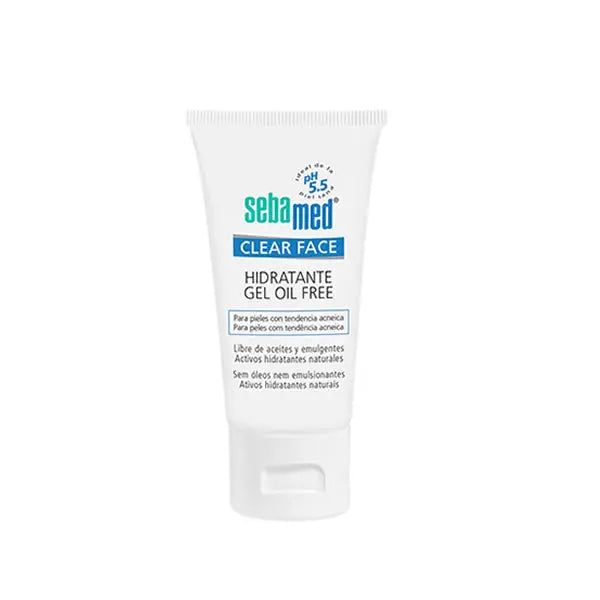 Sebamed Clear Face Oil-Free 50ml bottle, dermatologist skincare product by Jag Couture London New York, for oily and acne-prone skin