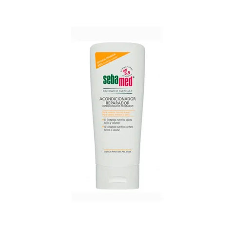 Sebamed Repairing Conditioner 200ml by Jag Couture London - New York, showing the conditioner bottle with label and product details.