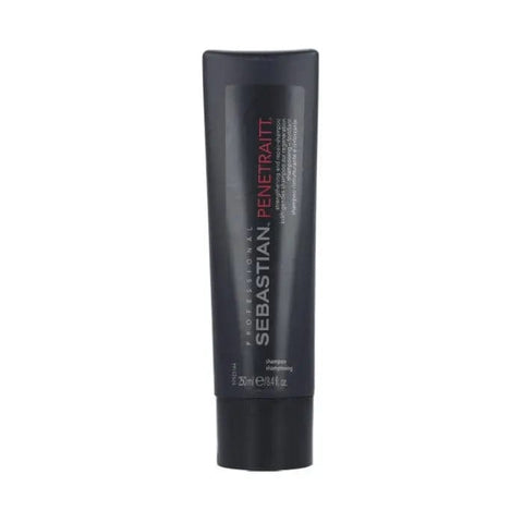 Sebastian Penetraitt Repair Shampoo 250ml by Jag Couture London - New York, showing the shampoo bottle with label and cap.