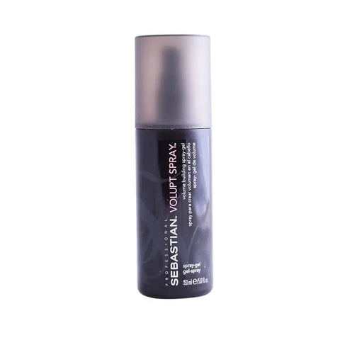Sebastian Professional Volupt Spray Gel-Spray for volume, 150ml bottle, shown in an image with branding from Jag Couture London New York