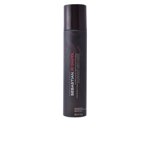 Sebastian Re Shaper Strong Hold Hair Spray in 400ml bottle by Jag Couture London New York, with a sleek black spray can