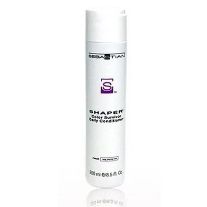 Sebastian Shaper Color Survivor Daily Conditioner in 250ml bottle, designed to preserve vibrant hair color and nourish hair.