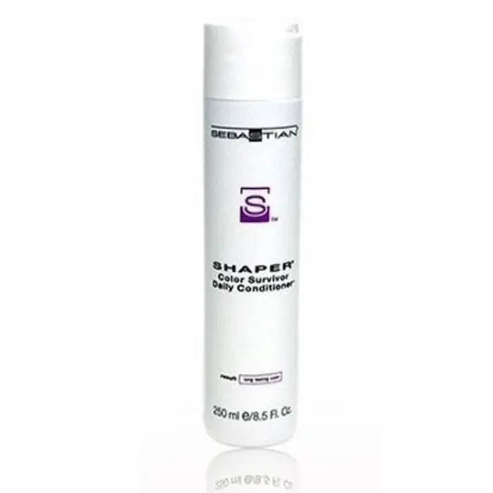 Sebastian Shaper Color Survivor Daily Conditioner in 250ml bottle, designed to protect and nourish color-treated hair.