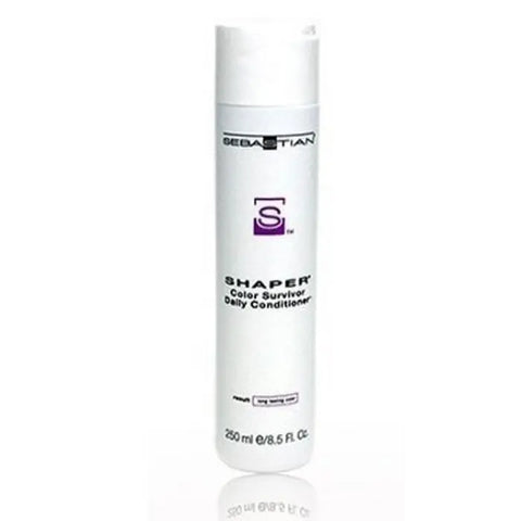 Sebastian Shaper Color Survivor Daily Conditioner in 250ml bottle, designed to protect and nourish color-treated hair.