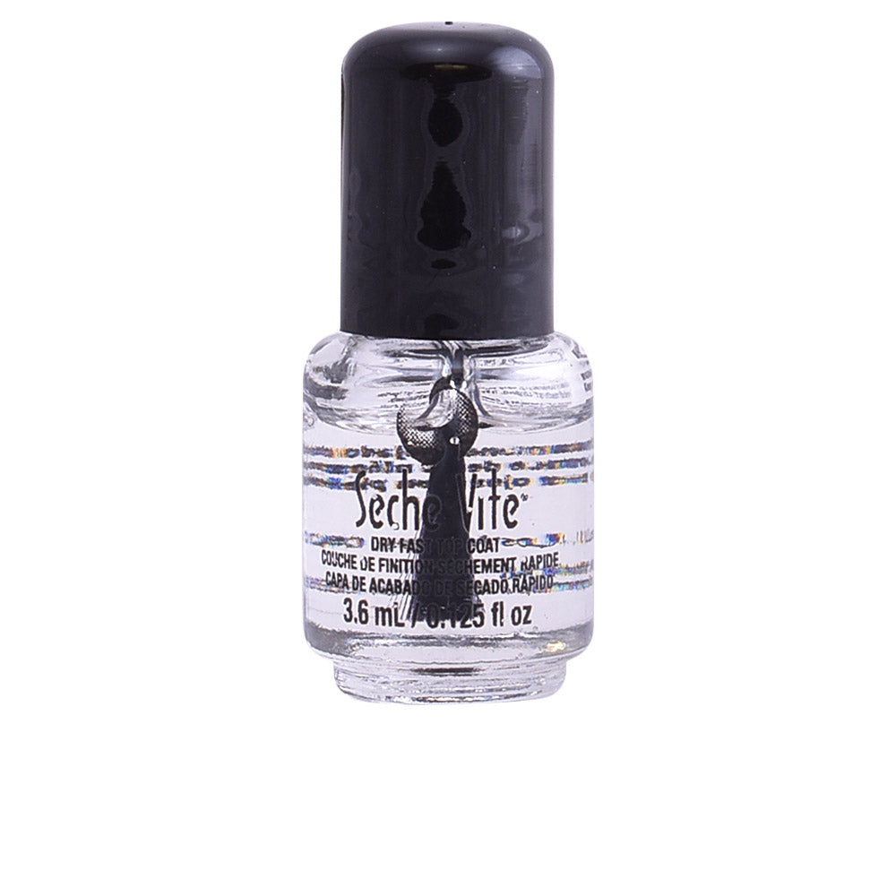 Jag Couture London New York Seche Top Coat Dry Fast nail polish top coat in 3.6ml bottle with sleek packaging