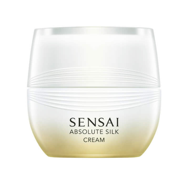 Jag Couture London New York Sensai Absolute Silk Cream 40ml jar, smooth and luxurious skincare product with elegant packaging.