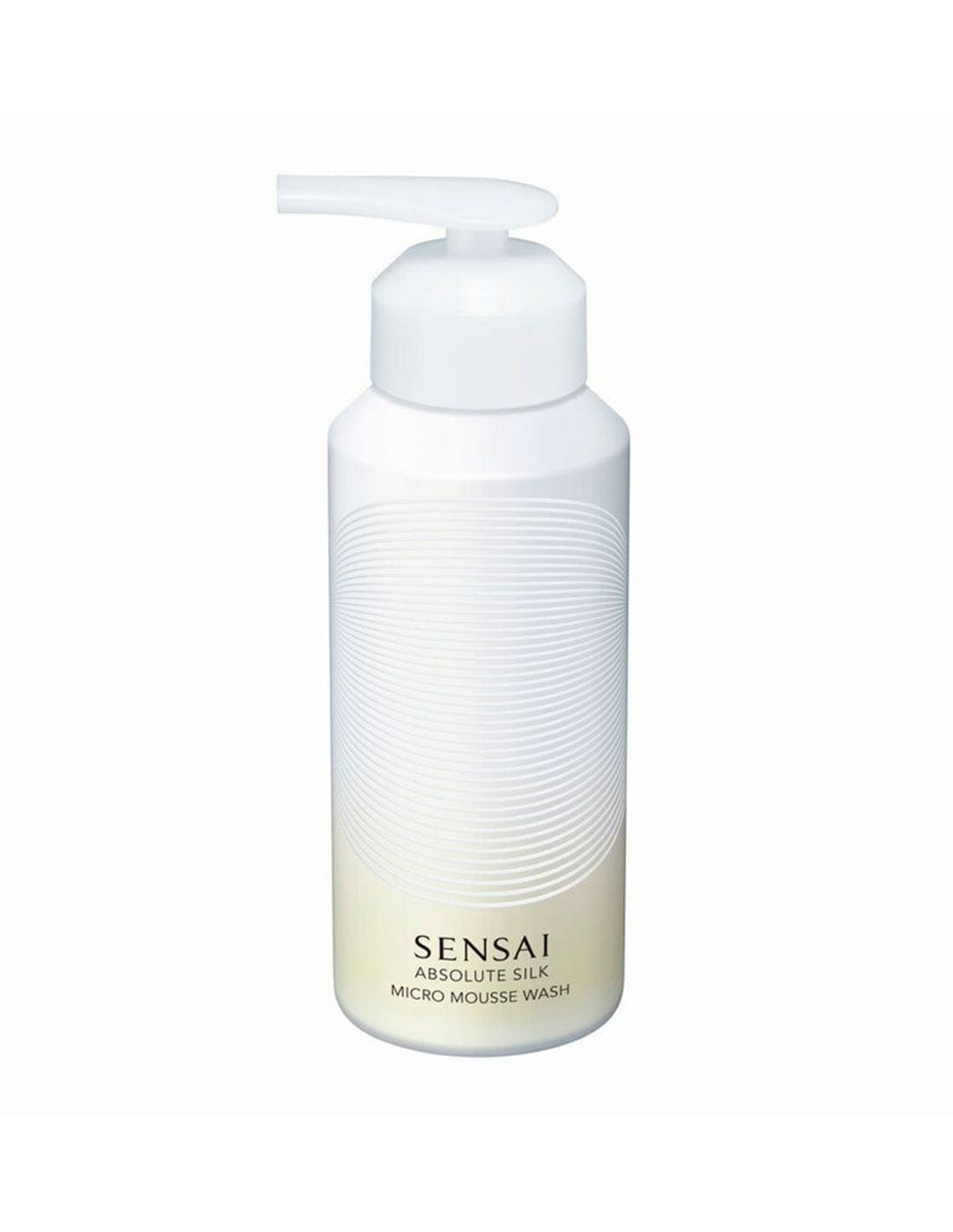 Jag Couture London Sensai Absolute Silk Micro Mousse 180ml bottle with sleek packaging and micro mousse texture.