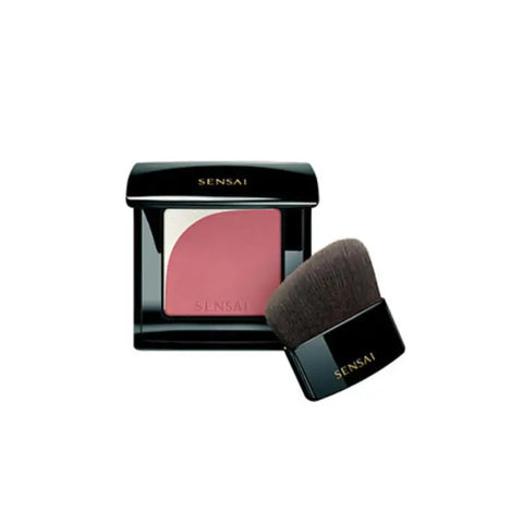 Sensai Blooming Blush 01 Mauve by Jag Couture London New York, showing the soft mauve shade and compact blush packaging.