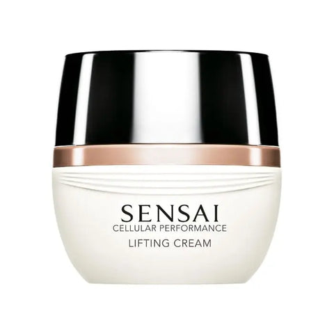 Sensai Cellular Performance Lifting Cream in 40ml jar by Jag Couture London New York, with smooth cream texture visible in the image.