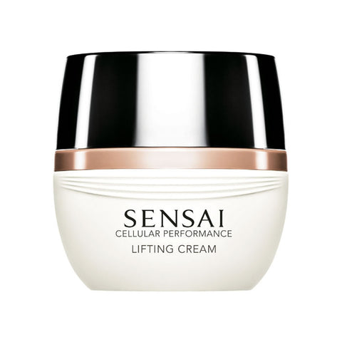 Jar of Sensai Cellular Performance Lifting Cream by Jag Couture London, showing the 40ml container with sleek packaging.