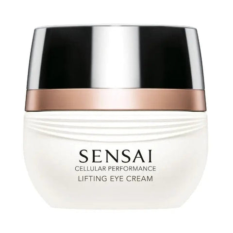 Jag Couture London New York Sensai Cellular Performance Lifting Eye Cream 15ml, close-up of the elegant eye cream jar.