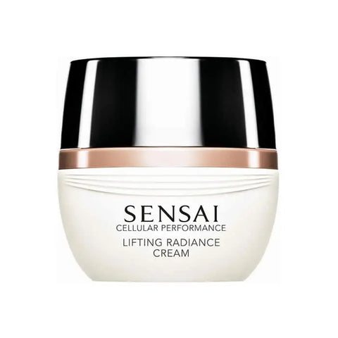 Sensai Cellular Performance Lifting Radiance Cream in a 40ml jar, shown in a sleek packaging with a smooth, luxurious appearance.