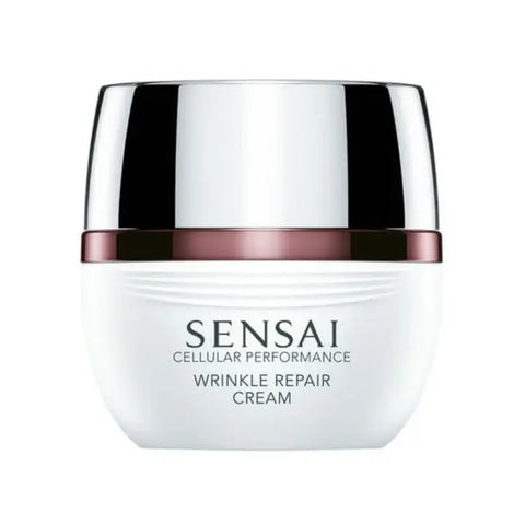 Sensai Cellular Performance Wrinkle Repair Cream 40ml by Jag Couture London showcases the luxurious skincare jar with elegant packaging.