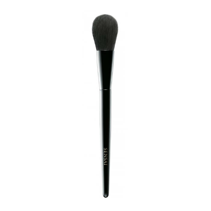 Jag Couture London New York Sensai Cheek Brush with soft bristles and sleek handle for precise blush application.