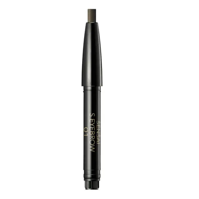 Sensai Colours Styling Eyebrow Pencil Refill in Dark Brown by Jag Couture London - New York, showing the pencil tip and packaging.