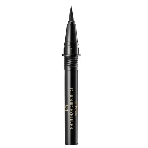 Jag Couture London New York Sensai Designing Liquid Eyeliner Refill 01 Black, close-up of refill tube with black liquid eyeliner