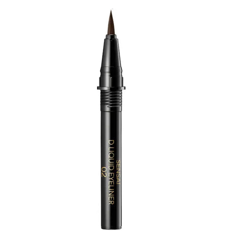 Sensai Designing Liquid Eyeliner Refill 02 Deep Brown from Jag Couture London - New York, showing the refill tube with dark brown liquid.
