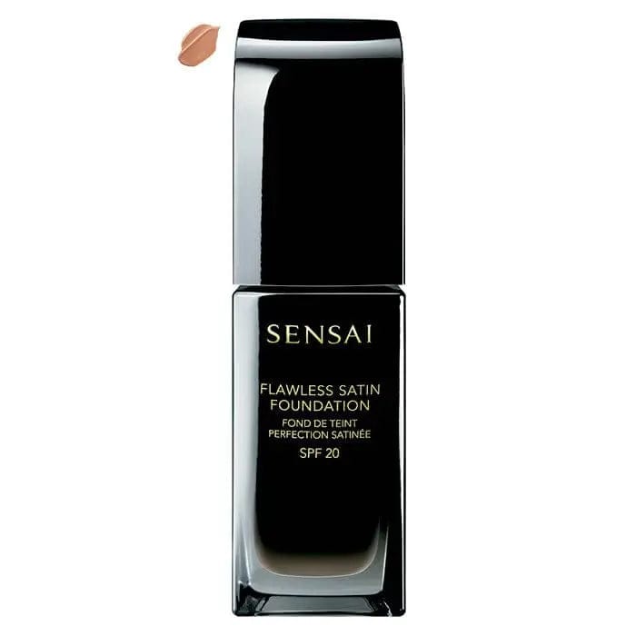 Sensai Flawless Satin Foundation SPF20 in 103 Sand Beige, 30ml bottle from Jag Couture London - New York.