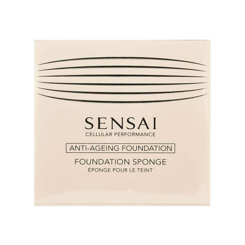 Jag Couture London New York Sensai Foundation Sponge, soft makeup blending sponge for flawless application, shown in close-up.