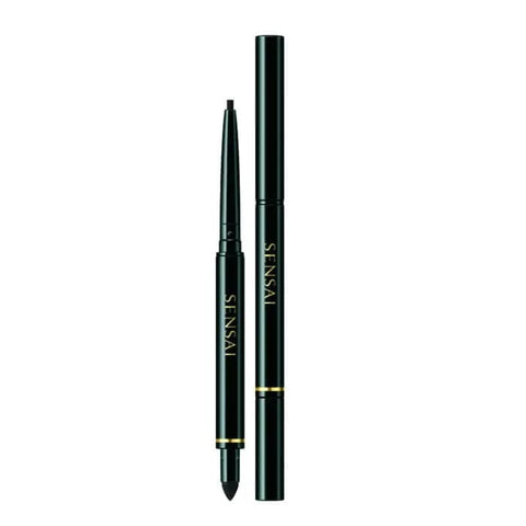Jag Couture London New York Sensai Lasting Eyeliner Pencil 01 Black with a sleek black pencil and sharpened tip for precise application.