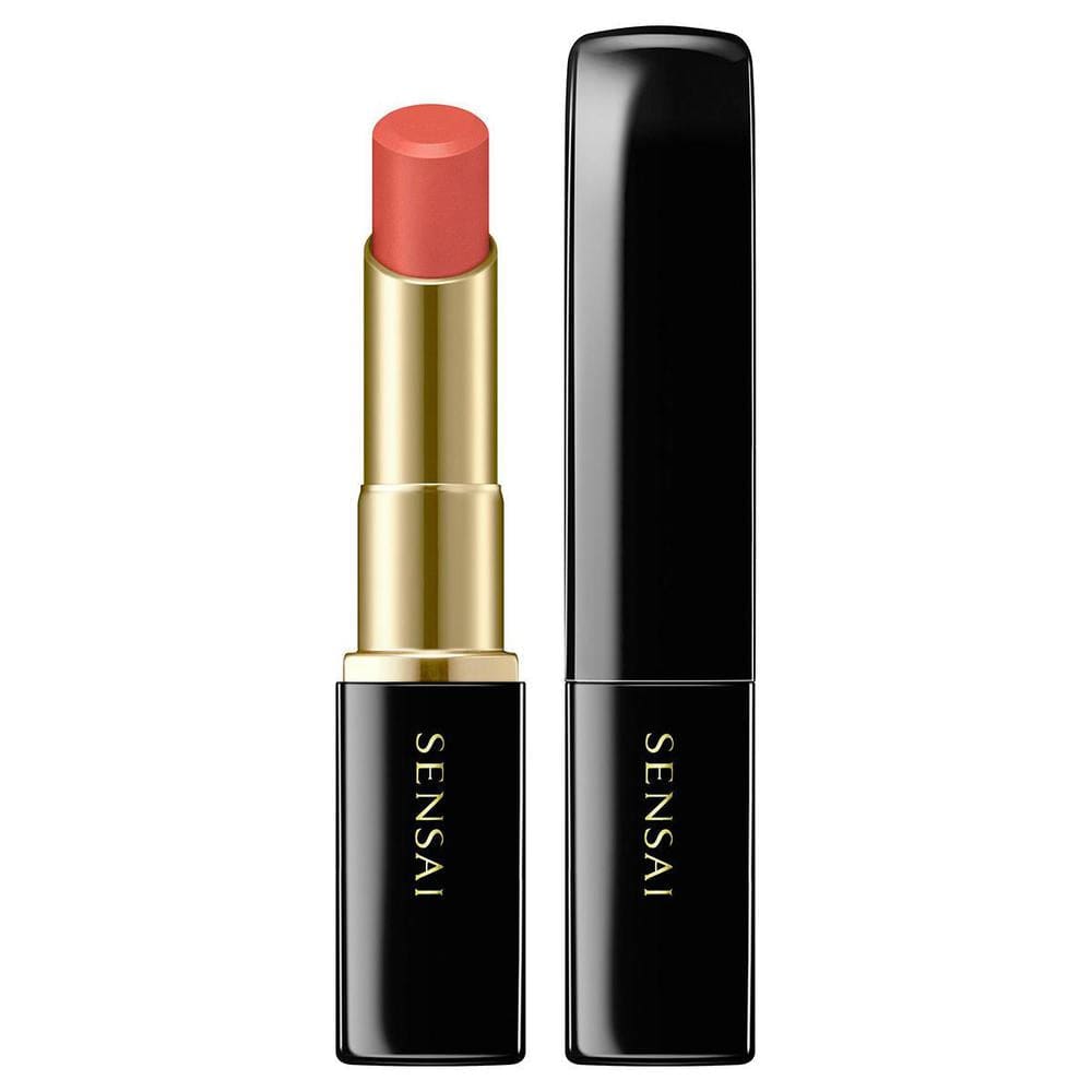 Jag Couture London-New York Sensai Lipstick Lasting Plump 05 refill, showcasing the sleek lipstick tube and vibrant color.