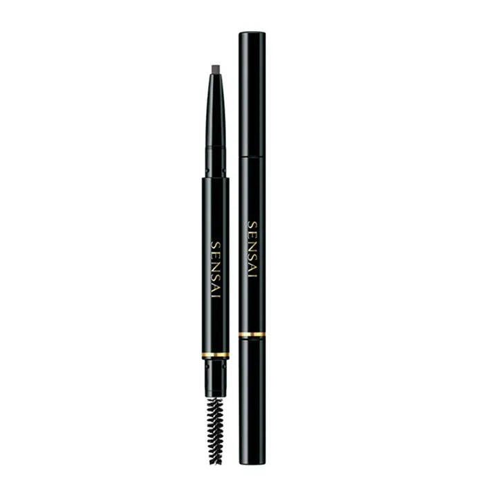 Sensai Styling Eyebrow Pencil 01 Dark Brown by Jag Couture London - New York, showing the pencil with dark brown color and sleek design.
