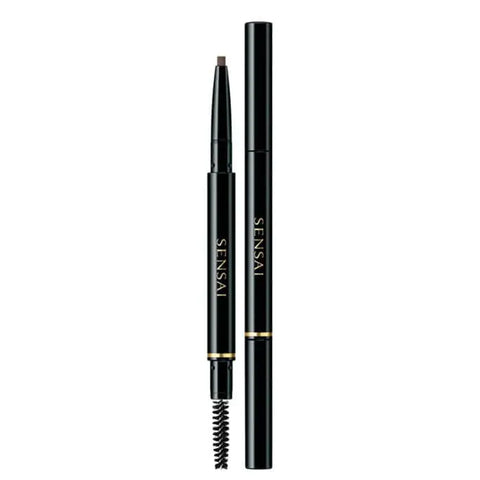 Sensai Styling Eyebrow Pencil in Taupe Brown by Jag Couture London - New York, with a close-up of the pencil tip and product packaging.