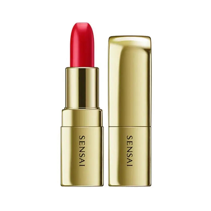 Sensai The Lipstick 08 Satsuki Pink by Jag Couture London features a vibrant pink lipstick in sleek packaging.
