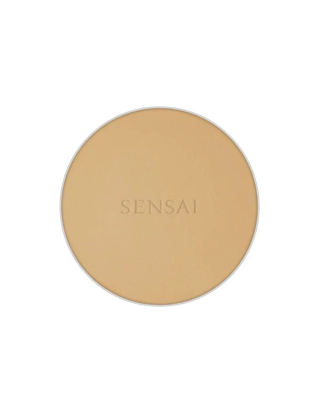 Sensai Total Finish SPF10 Refill TF203 in Natural Beige, 11g, by Jag Couture London New York, showing the product packaging.