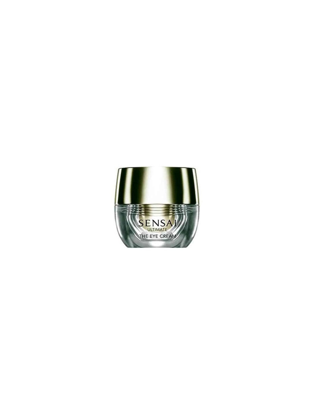 Jag Couture London Sensai Ultimate Crema Contorno de Ojos 15ml, eye contour cream in a sleek jar, designed for skin care and hydration.