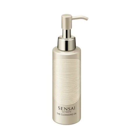 Sensai Ultimate The Cleansing Oil 150ml by Jag Couture London New York, showcasing the luxurious clear cleansing oil bottle.