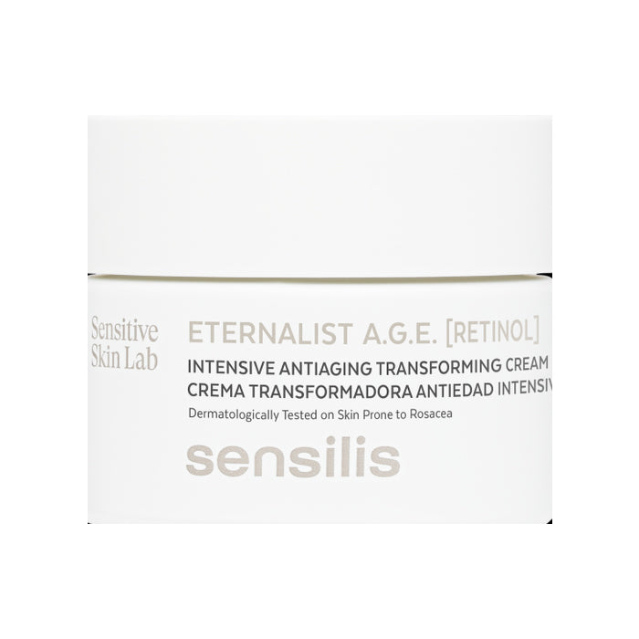 Jag Couture London New York Sensilis Eternalist Age Retinol Cream 50ml, anti-aging skincare with rejuvenating formula.